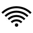 WiFi connection glyph Icon