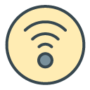 Wifi Filled Outline Icon