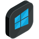 Windows Isometric Icon