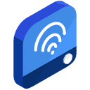 Wireless Isometric Icon