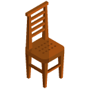 Wooden Chair Isometric Icon