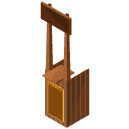 Wooden Juice Stand Isometric Icon
