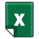 X Filled Outline Icon