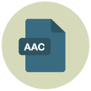 aac Flat Round Icon