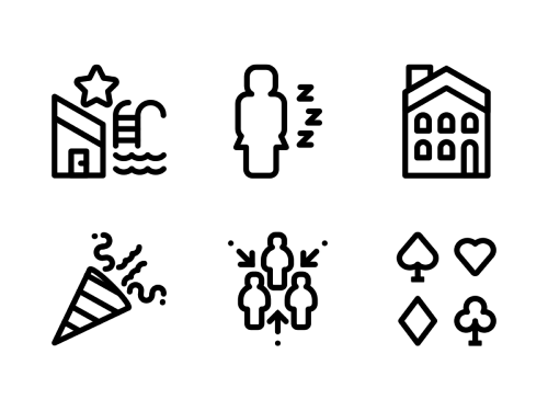 accomodation-and-leisure-line-icons