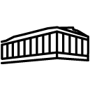 acropolis athens line Icon