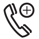 add Phone line Icon