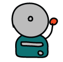 alarm bell Doodle Icon