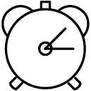 alarm clock line Icon