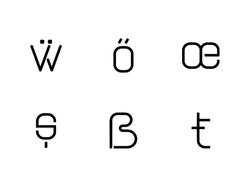 alphabet-and-symbols-line-icons