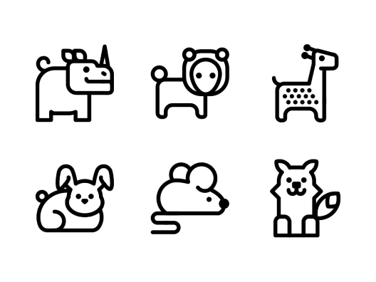 animals-line-icons