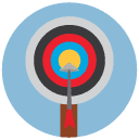 archery flat Icon