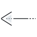 arrow left Filled Outline Icon