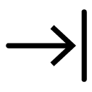 arrow right glyph Icon