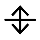 arrow up down glyph Icon