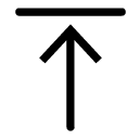 arrow up_1 glyph Icon