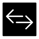 arrows left right_1 glyph Icon