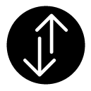 arrows up down_2 glyph Icon