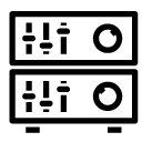 audio device line Icon