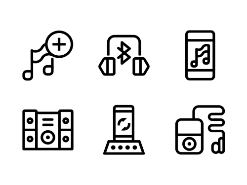 audio-ui-line-icons