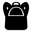 backpack glyph Icon