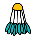 badminton Doodle Icon