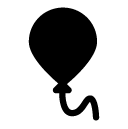 balloon glyph Icon