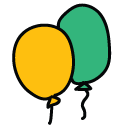 balloons Doodle Icon