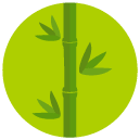 bamboo Flat Round Icon