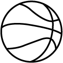 basketball line Icon
