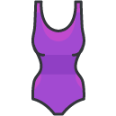 bathingsuit Filled Outline Icon
