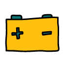 battery Doodle Icon