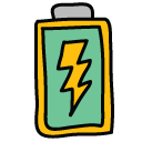 battery Doodle Icons