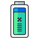 battery Filled Outline Icon