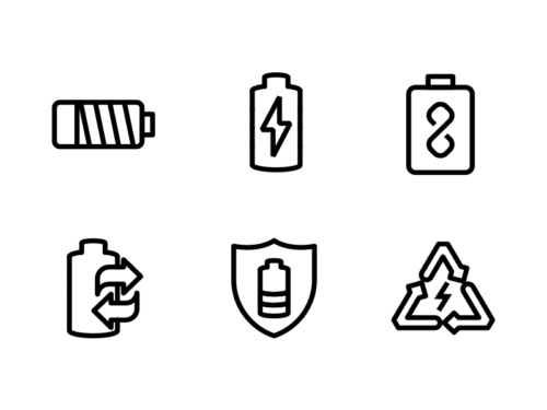battery-indicator-line-icons