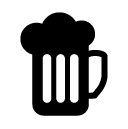 beer glyph Icon