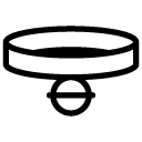 bell collar line Icon