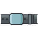 belt clasp Filled Outline Icon