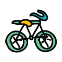 bike Doodle Icons