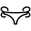 bikini bottom line Icon