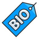 bio tag Filled Outline Icon