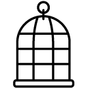 birdcage line Icon