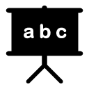 blackboard glyph Icon