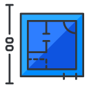 blueprints Filled Outline Icon