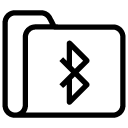 bluetooth folder line Icon copy