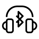 bluetooth headset line Icon