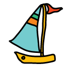 boat Doodle Icon