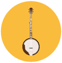 bongo Flat Round Icon