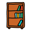 bookcase Doodle Icons