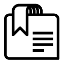 bookmark document line Icon